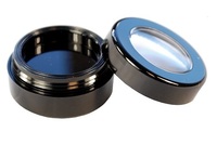 Cream Brow Dust single round with clear window BLACK 26mm.jpg
